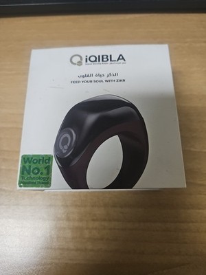 Zikr Flex Lite | 2023 Smart Tasbih Ring (Interchangeable Ring Sizes) (Black)