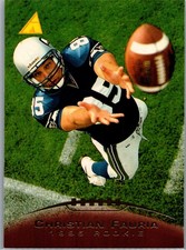 1995 Pinnacle #242 Christian Fauria RC Rookie Card. rookie card picture