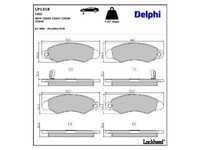 Delphi Bremsbelagsatz, Scheibenbremse LP1318 Passend FüR Subaru Suzuki