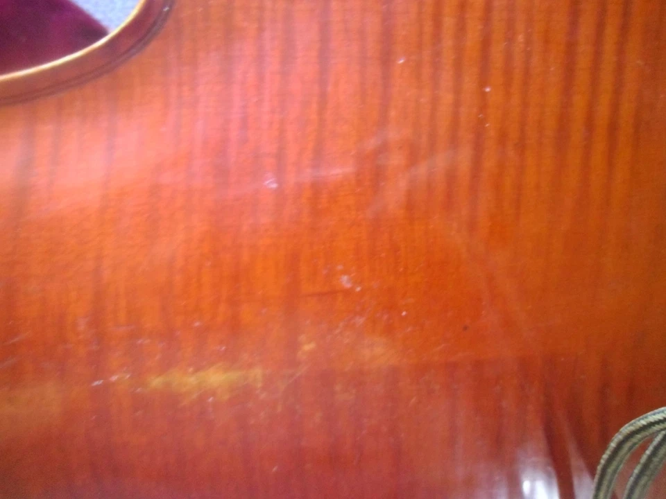 Antique German 3/4 Violin labelled Zimmerman - image 4 of 4