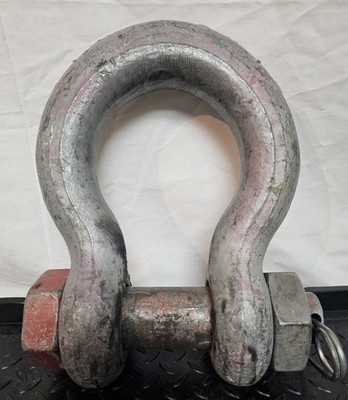 2'' Crosby Galvanized Anchor Shackle, Bolt Type, WLL 55 TON, FREE SHIPPING 