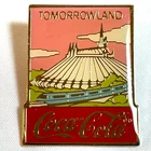VTG- TOMORROWLAND Coca-Cola Walt Disney World WDW 15th Anniversary Cast Pin 1986