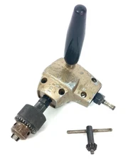 Vintage Babco 742 Right Angle Drill Attachment with Chuck Key