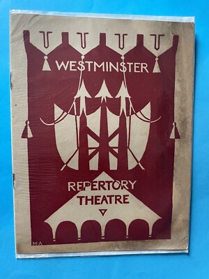 Westminster Repertory Theatre Souvenir Programme 1934 King Lear Vintage Ads