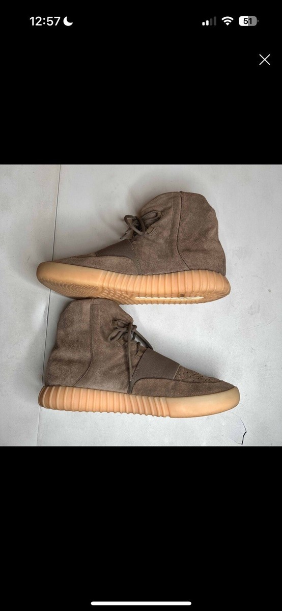 Size 15 Adidas Yeezy Boost 750 Chocolate Light Brown Gum