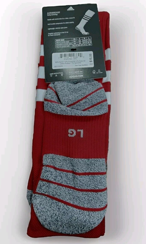 Adidas 3-Stripes Soccer socks -size L -New - 第 2/5 張圖片