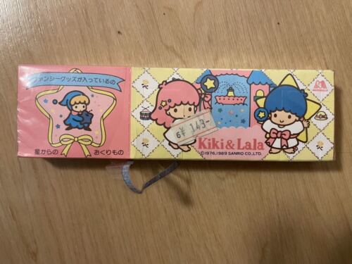 Sanrio Showa Retro Kiki And Lala Fancy Goods 1987 1989 Dulces Bonus Morinaga Raro - Imagen 1 de 4