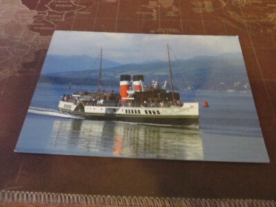 Postkarte, Der Raddampfer Waverley 