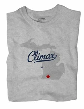 Climax Michigan MI Mich T-Shirt MAP