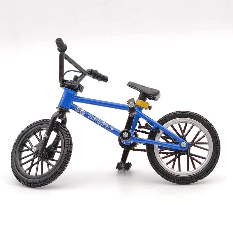FLICK TRIX BMX Finger Bike PREMIUM DeathTrap Bicycle Miniature Toys Diecast Blue - Image 2 of 4