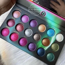 New BH Cosmetics Aurora Lights 18 Colors Eyeshadow Palette Full size~Rare