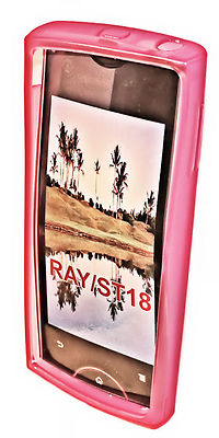 Silikon TPU Handy Hülle Cover Case Schutzhülle Pink für Sony Ericsson Xperia Ray