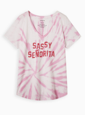 Girlfriend Tee - Signature Jersey Senorita Tie Dye