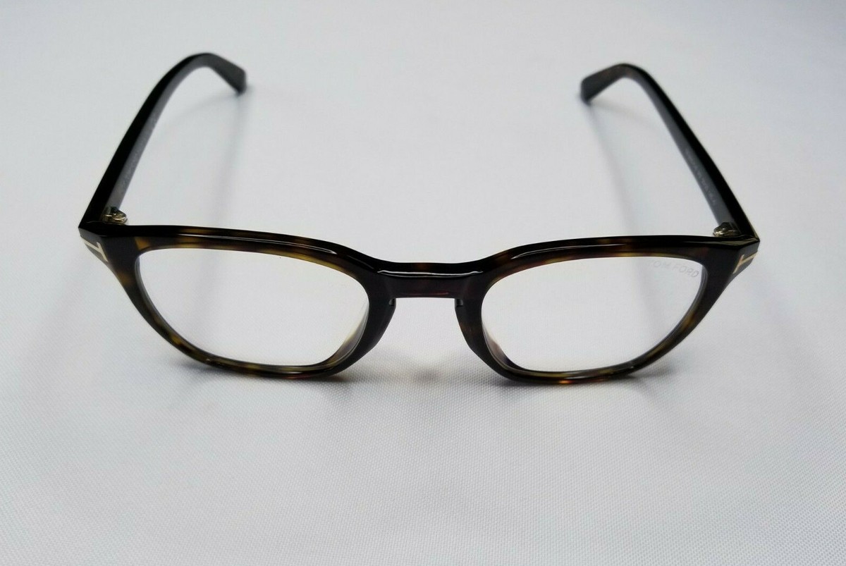 TOM FORD TF5592-D-B 052 DARK HAVANA EYEGLASSES w BLUE BLOCK LENS  
