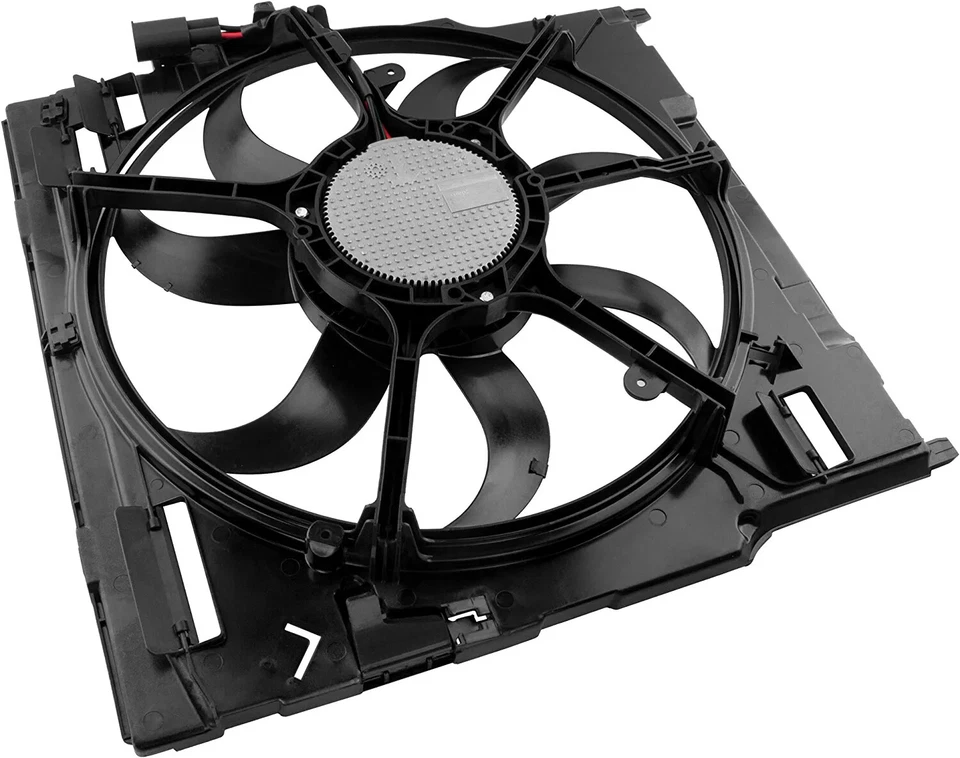 Conjunto de ventilador de refrigeración eléctrico radiador para BMW X5 E70 2007-2010 17427533558 GAS Foto 3 de 4