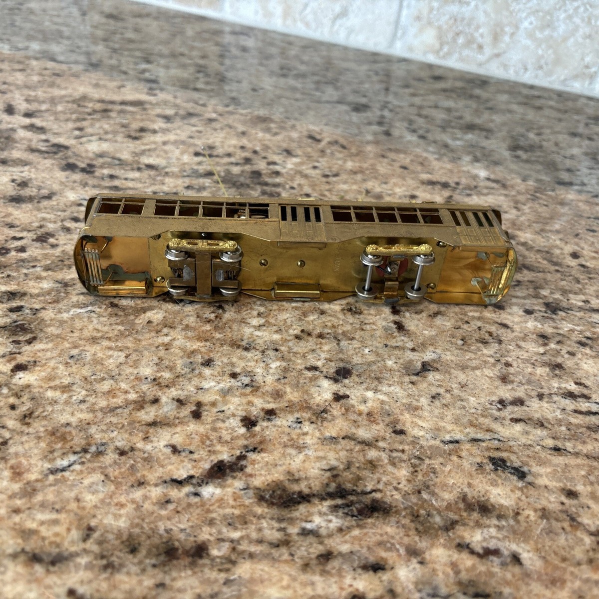 VINTAGE HO BRASS LOS ANGELES RAILWAY TYPE M-1 Trolley S. SOHO & CO