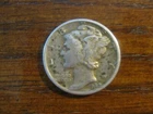 1942 D "Mercury" Liberty Silver Dime VF+!  #61517