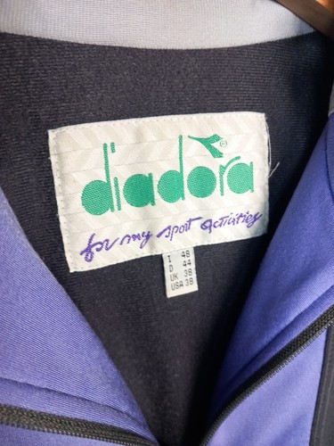 DIADORA DIAMOND VINTAGE 90S TRACKSUIT JACKET GIACCA GINNICA JOGGING GYM GABBER - Bild 5 von 19