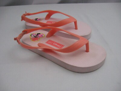Baby GAP Girls Disney Sandals Flipflop Thong Minnie Mouse Pink Size 10Toddler