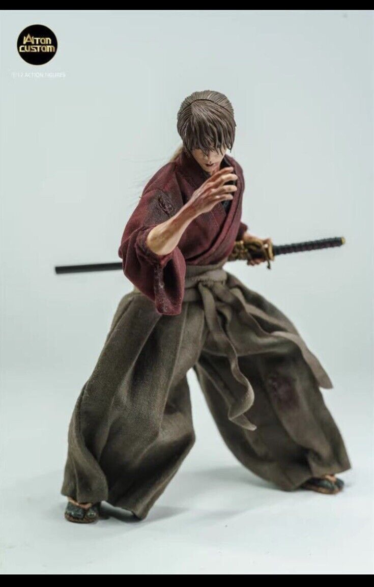 Aton Custom Ruroni Kenshin Kenshi Damaged Version 1/12 Scale Aton Custom Ruroni Kenshin Kenshi Damaged Version 1/12 Scale