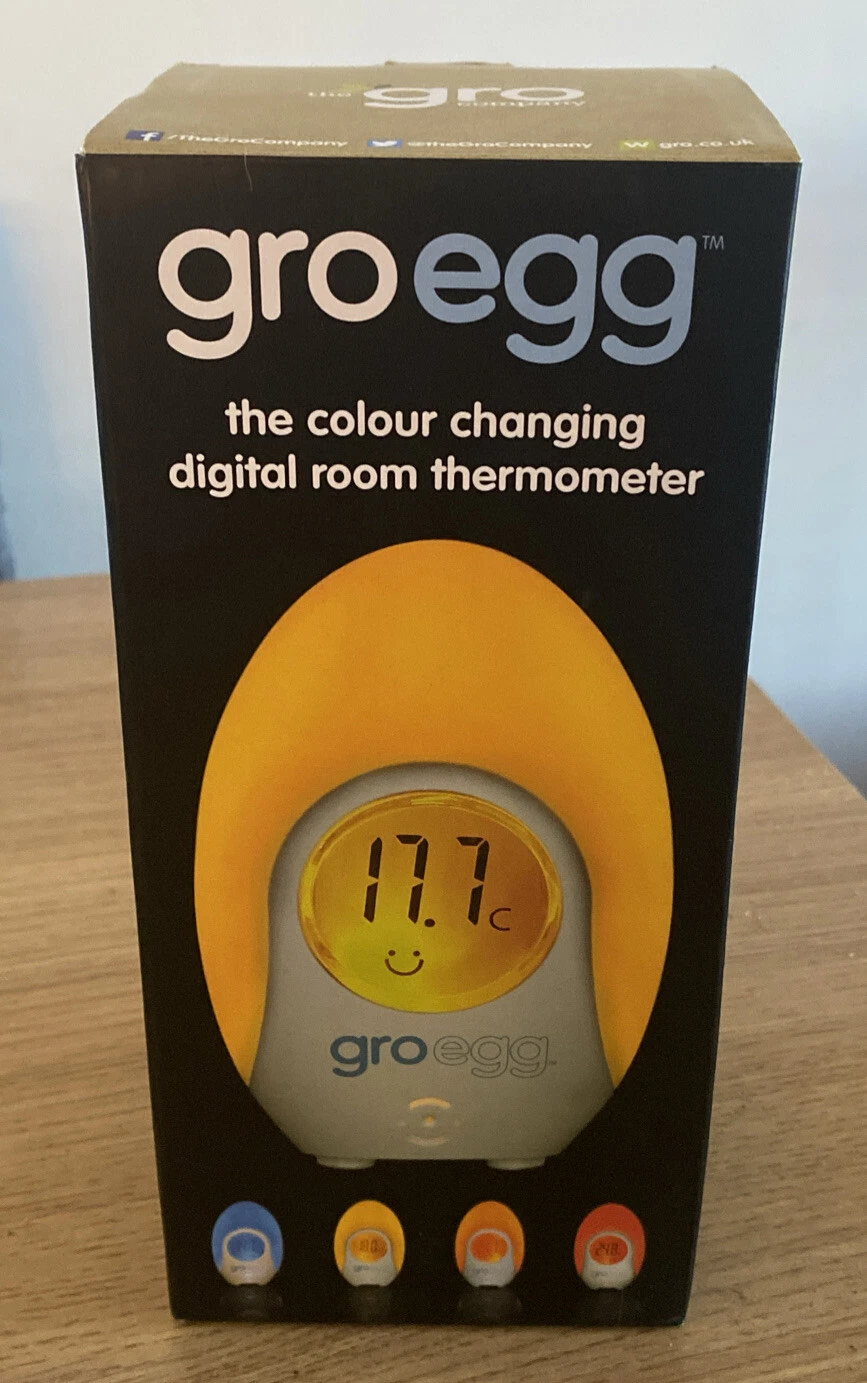 Gro-egg HC126 Colour Changing Digital Thermometer, Glowing Night Light - NEW!!!