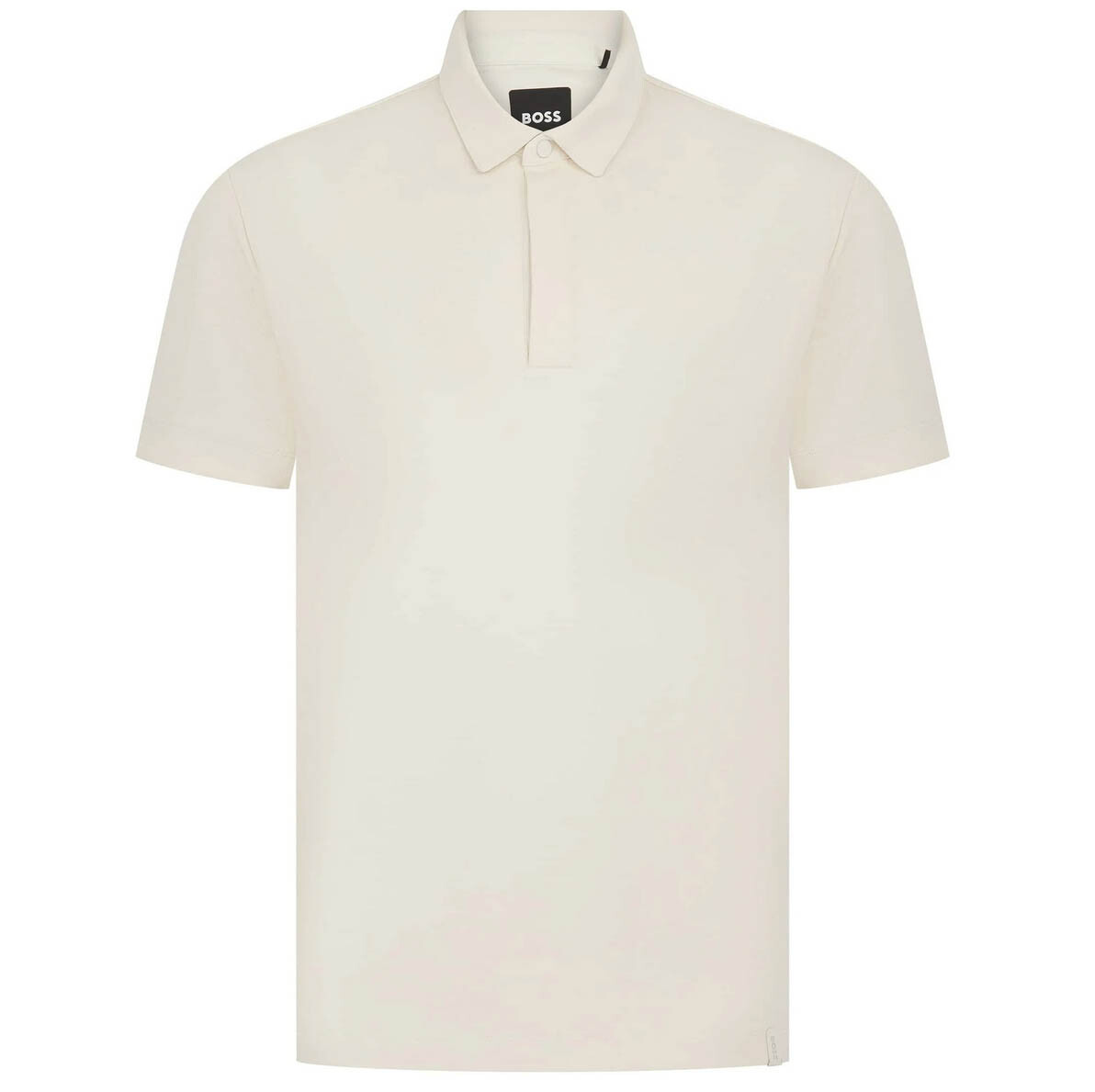 Hugo Boss Mens Polo Shirt P-Press 22 BOSS Polyester Cotton Polo in Light  Beige