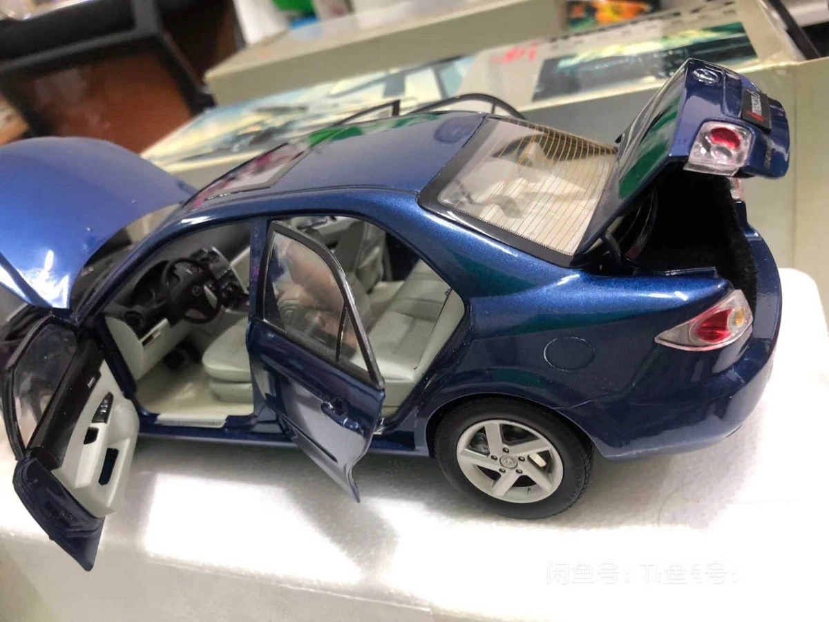 ふるさと納税 MAZDA6 1/18 前期モデル ブルーリフレックスマイカ