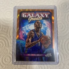 2023-24 Topps Cosmic Chrome Tracy McGrady Galaxy Greats Orange Refractor #22/25