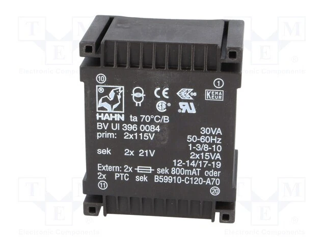 1 Stück, Transformator: überzogen BVUI3960084  - Bild 3 von 4