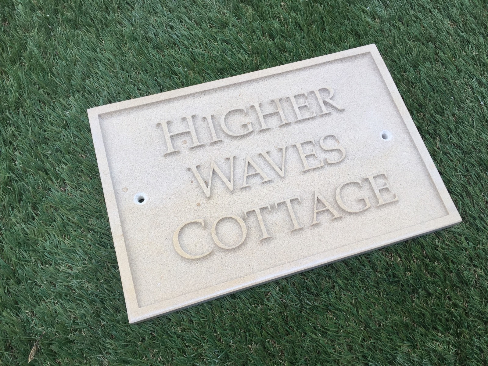 Relief Engraved Stone House Sign eBay