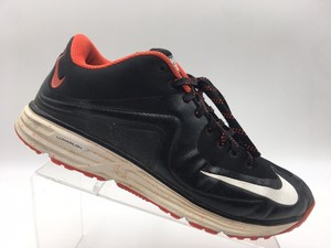 Nike Lunarlon Baseball Mvp Pregame 2 Trainer Black Red Size 10 Men 684690 080 Ebay