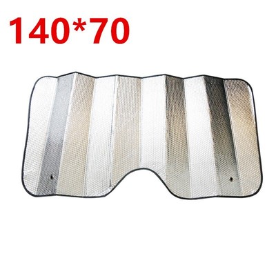 Auto Car Front Rear Windscreen Foldable Reflective Sunshade 140cm X 70cm NEW