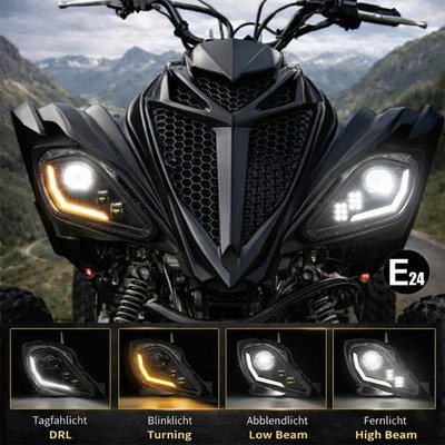 LED Scheinwerfer für Yamaha Raptor YFM700/350/250R/YFZ450R/X Wolverine 450/350