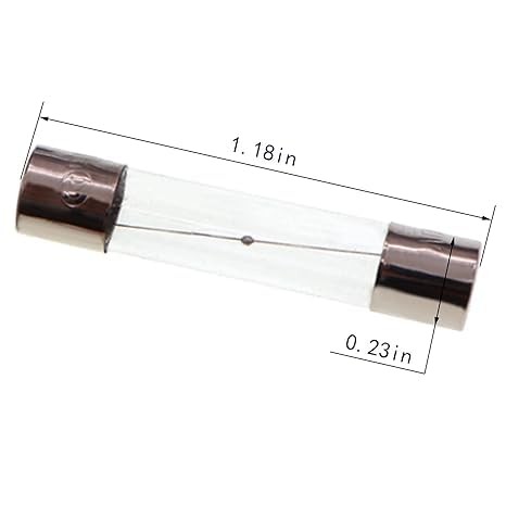 10 Values50pcs Slow Blow Glass Fuses Assorted Kit 6x30mm, 250V 0.5A, 1A, 2A, ... - Picture 2 of 4