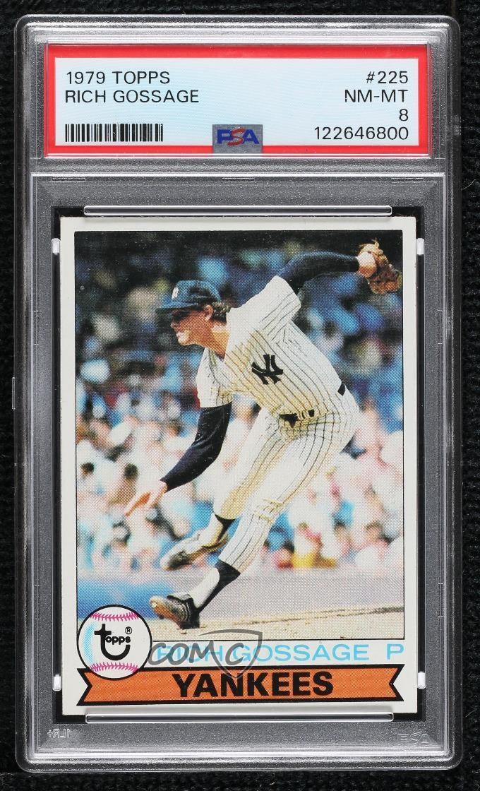 1979 Topps Rich Gossage #225 PSA 8 HOF 1ar2