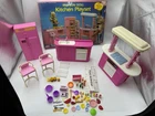 🌟Vintage 1985 Arco Barbie Kitchen Play Set 80 pcs Fashion Dolls🌟