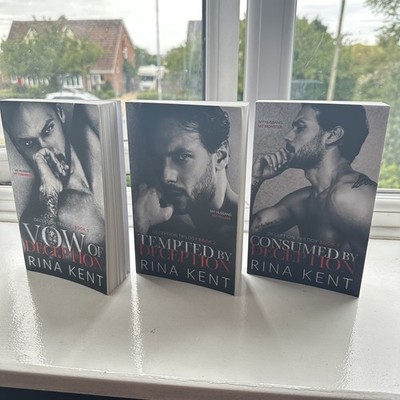 Vow Of Deception (Deception Trilogy) Rina Kent Model Covers *Out Of Print*