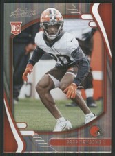 2021 Absolute #198 Greg Newsome II Cleveland Browns TW236