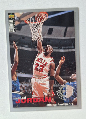 MICHAEL JORDAN 1995 Upper Deck UD Choice Players Club #45 CHICAGO BULLS