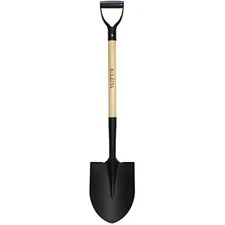 41 Inch Round Point Shovel for Digging,Heavy Duty Garden Shovel with D