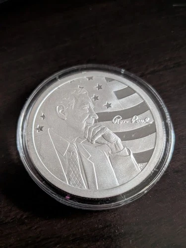 Ron Paul Campaign for Liberty 1 oz .999 Fine Silver 1 Ounce Coin in Capsule 2009