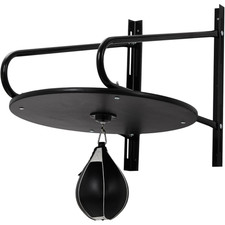 24" Heavy Duty Wall Mount Speed Bag Platform with 180&deg;/360&deg; Swivel for Home Gym