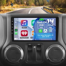 Android 14 Double Din Car Stereo 10" Touchscreen 2G 32G Carplay Android Auto GPS