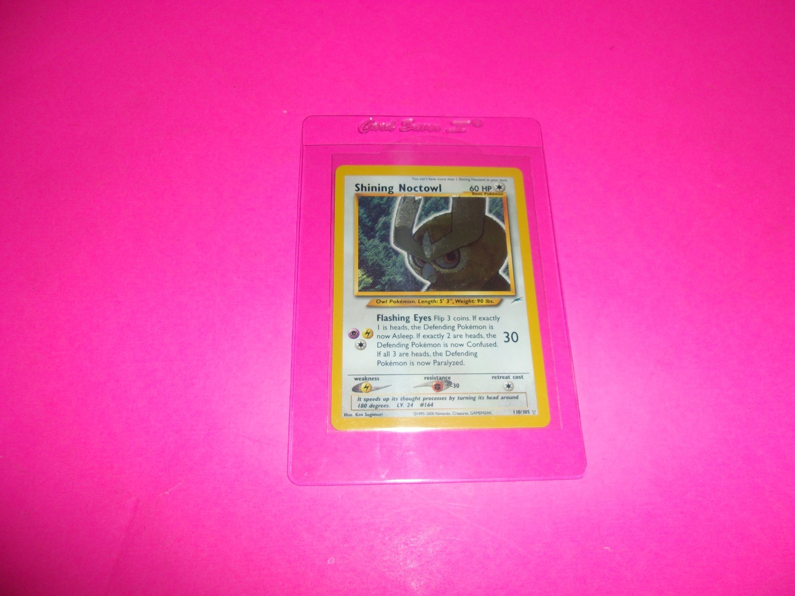 Shining Noctowl 110/105 Neo Destiny Holo Secret Rare Pokemon Card