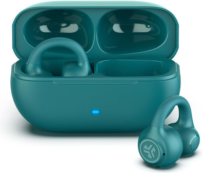 JLab Flex Open Earbuds, Wireless Bluetooth Clip-on Cuff Design Open-Ear Audio