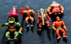 Lot of 6 Vintage 1980s Mattel MOTU Masters of the Universe HE-MAN ACTION FIGURES