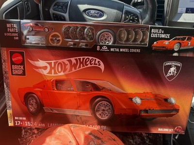 ERROR Mattel Brick Shop Premium Lamborghini Miura P400 SV w/ Super Treasure Hunt