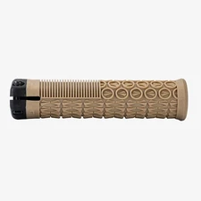 SDG Thrice 31 Tan Bike Grips - Dual Density, Ergonomic Lock-On Cycling
