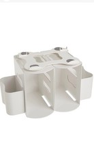 EUC Prince Lionheart Diaper Depot Diaper Organizer 2 In 1 White