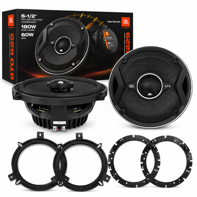 JBL GTO629 6.5'' 2-way Car Audio Coaxial Speakers Pair 180 Watts